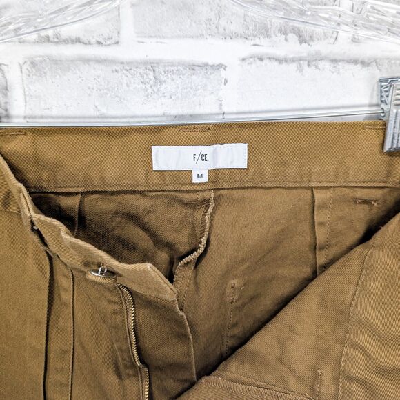 F/CE Made in Japan Men's Carpenter Pants in Khaki Brown Size Medium - Picture 9 of 11